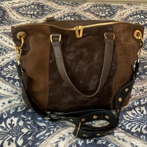 Hammitt Brown and Black Tote Bag